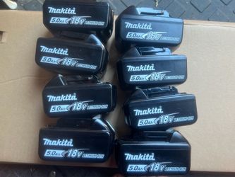 Battery makita 5.0 $85 each cada una