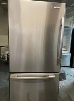Amana Bottom Freezer Stainless Steel Refrigerator Fridge
