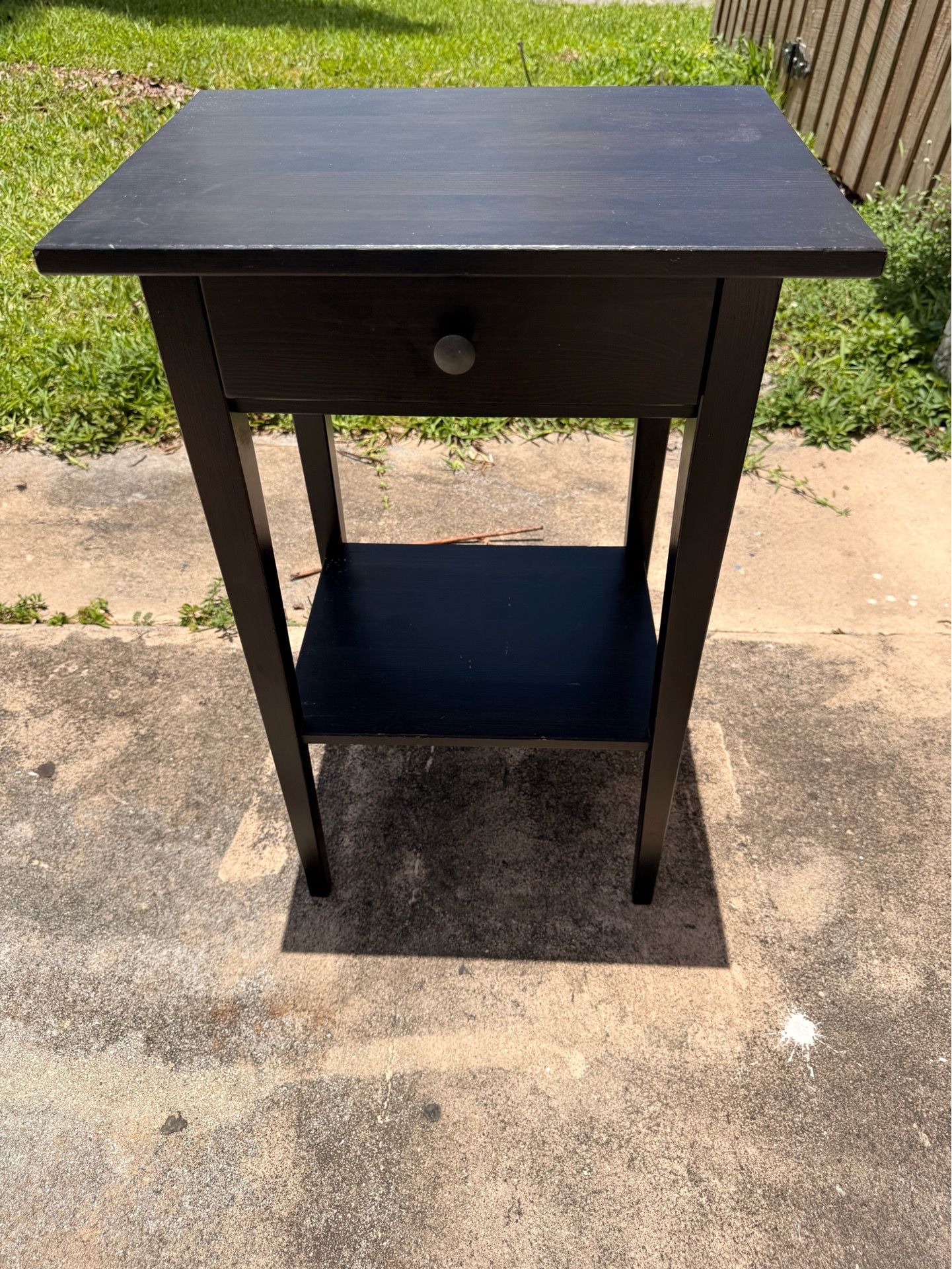 Side table with drawer