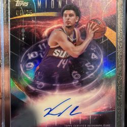 Koby Brea topps midnight auto