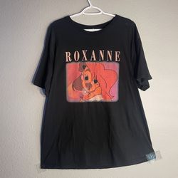 Goofy Movie Roxanne Disney Movie Unisex T-shirt - Black XL NWOT