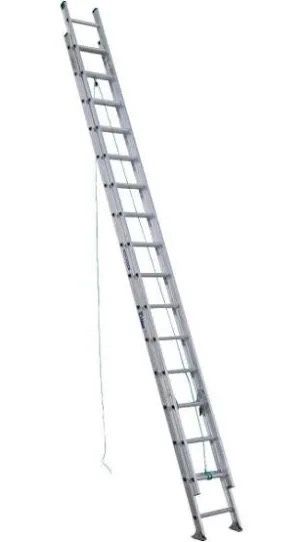 20 Ft. Aluminum extension ladder.