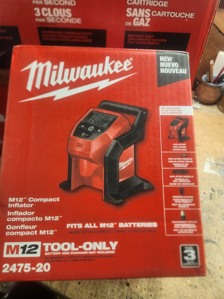 Milwaukee inflator