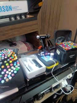 Actekart airbrush kit, with 252 markers