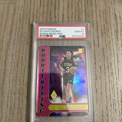 2023 Phoenix Keyonte George – Rookie Rising Pink – PSA 10 GEM MINT – Numbered 58/99