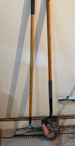 Garden tools- Rake and Shovel