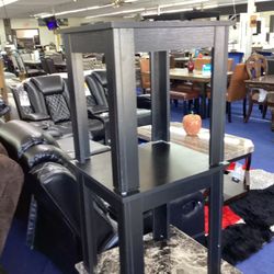 Small Black End Table 