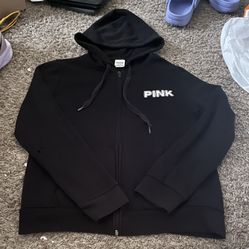 Pink Victoria’s Secret M Varsity Jacket 
