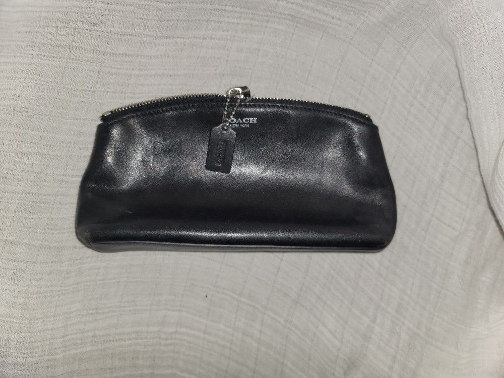 Coach Leather Cosmetic Purse 