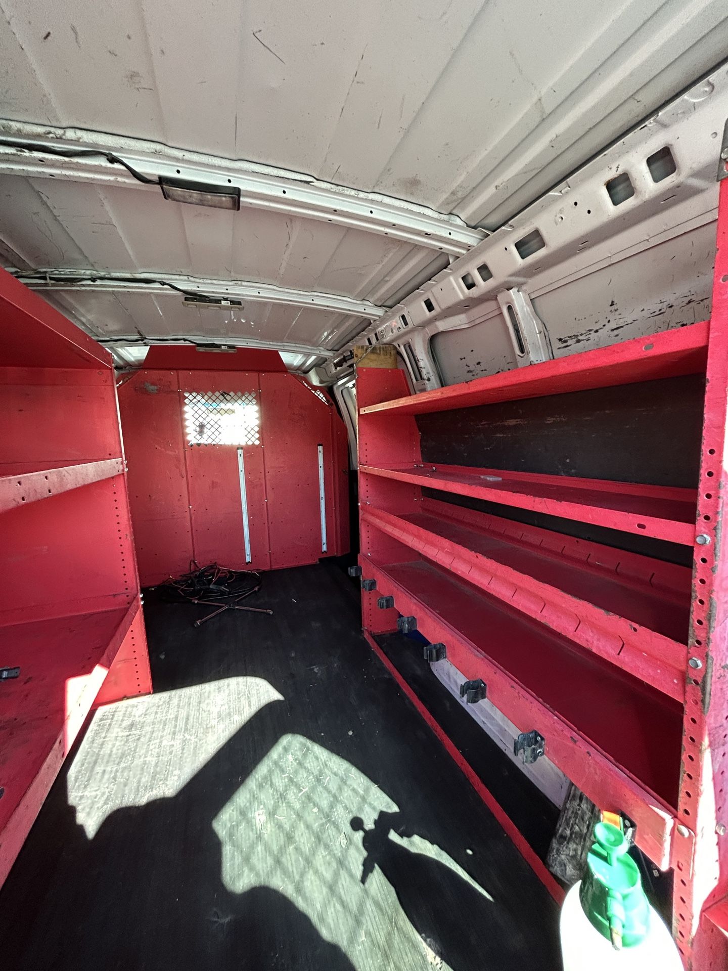 METAL STORAGE RACK FOR CHEVY VAN EXPRESS