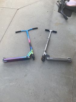 Free Scooters. 1 Missing A Wheel