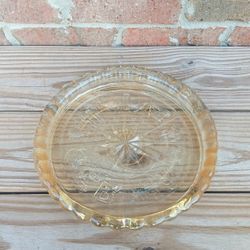 Vintage Owens-Illinois Glass Zodiac Cer-Vit Pie Dish 