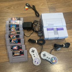 SNES System With Games!!