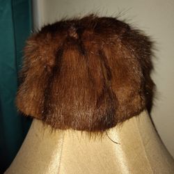 Mink pillow box Hat