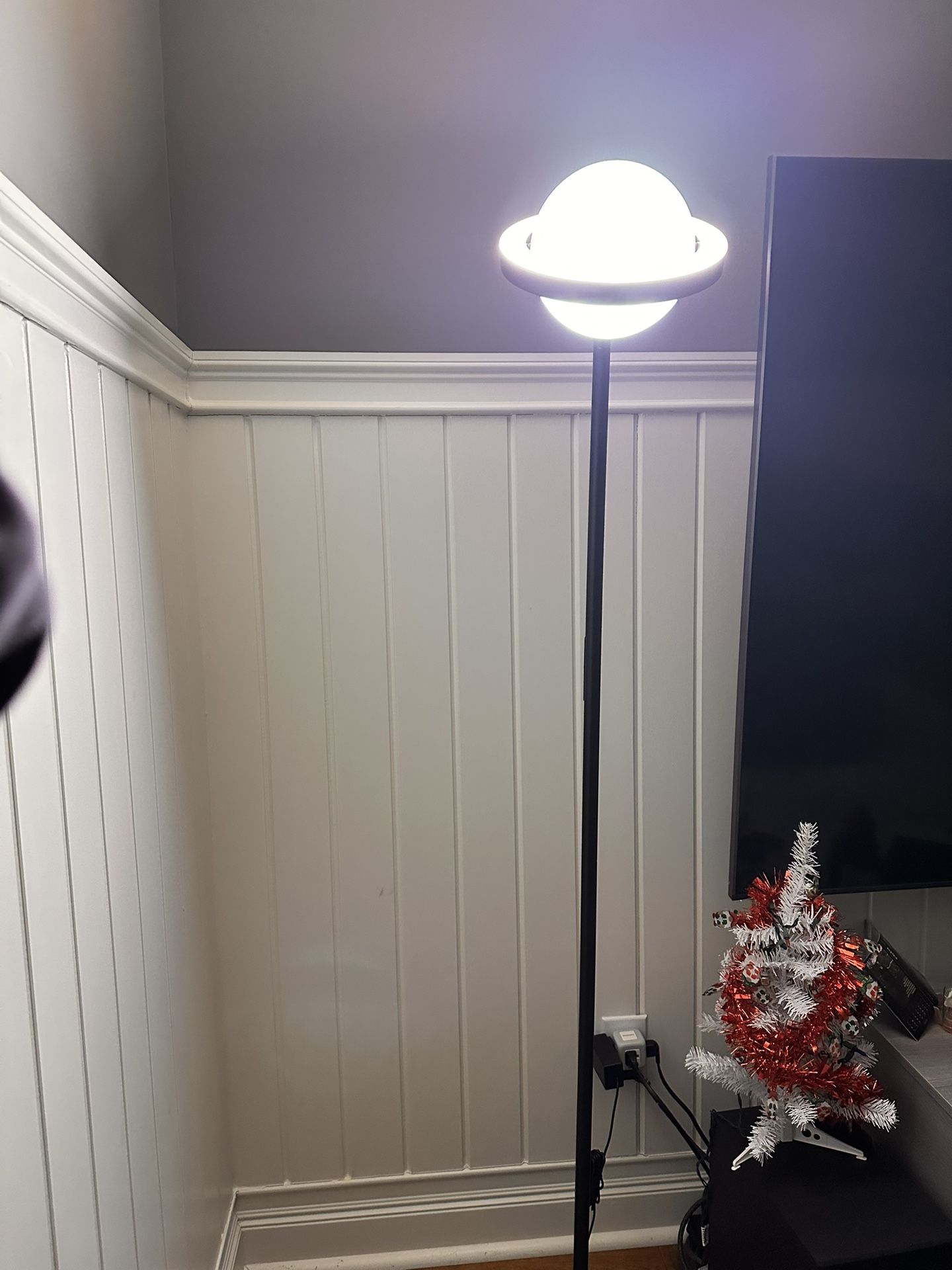 36W Bright LED Floor Lamp for Living Room with Remote, Stepless Dimmable Standing Lamb