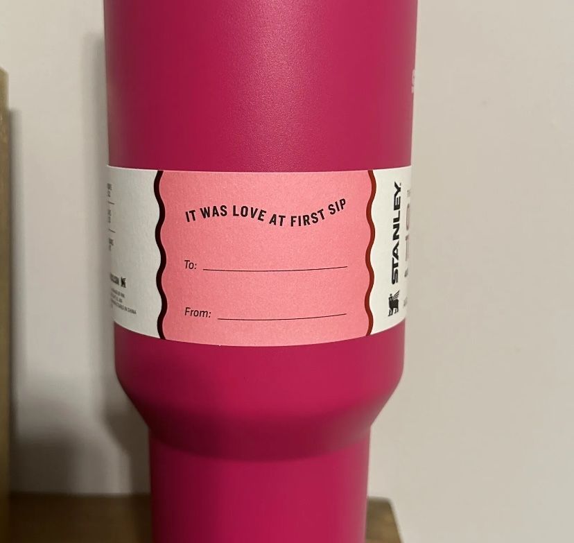 Cosmo Pink Red Valentine’s Day Stanley Cup Target Exclusive Tumbler 