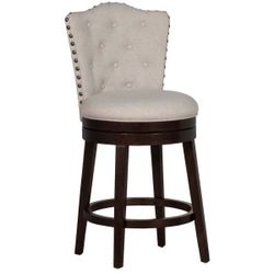 Edenwood Swivel Counter Height Barstool Cream - Hillsdale Furniture MSRP $259.99