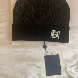 Black Louis Vuitton Beanie
