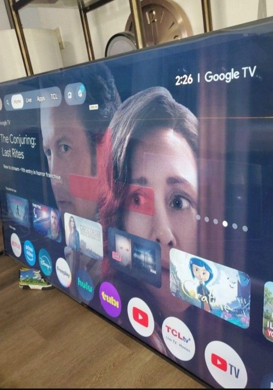 85 In Hisiense Google Android Smart Tv 4k Great Condition Like New Come With Wall Mount Set Great Quality Pic 