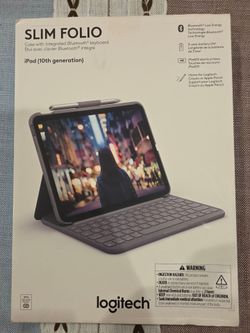 Logitech Slim Folio Keyboard Case for iPad 10th Gen