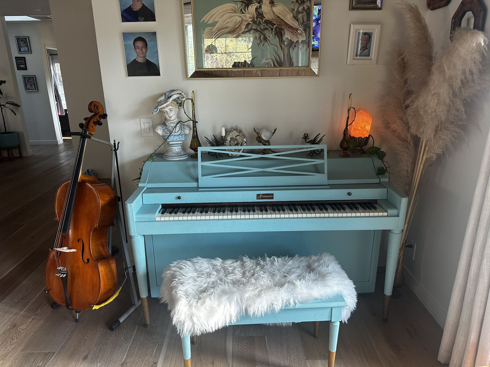 1960’s Baldwin Acrosonic Spinet Piano & Matching Bench