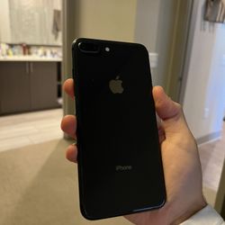 iPhone 8 Plus Black 64gb Tmobile Sprint MetroPCS Cracked Front