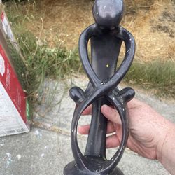 Mother And Two Children Statue