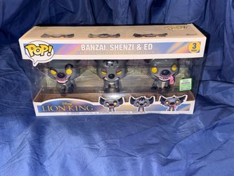 LION KING BAZAI, SHENZI & ED  FUNKO POP! 3 pack