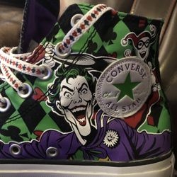 Converse All Star The Joker's Wild High Tops Size