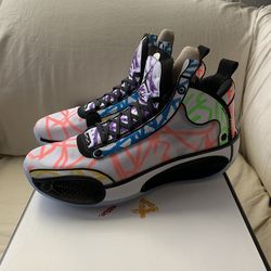 zion williamson air jordan 34 noah coloring book - new size 10