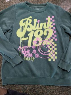 🎸 Blink-182 "Crappy Punk Rock Since '92' Crewneck Sweatshirt | Large | Official Licensed Merch