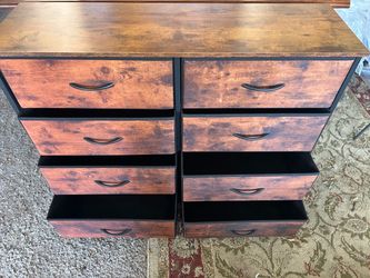 8 drawer fabric drawer dresser