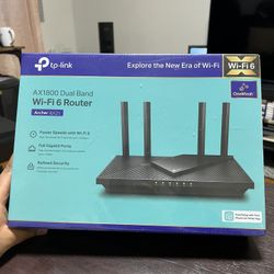 TP-Link AX1800 Dual Band Wi-Fi 6 Router