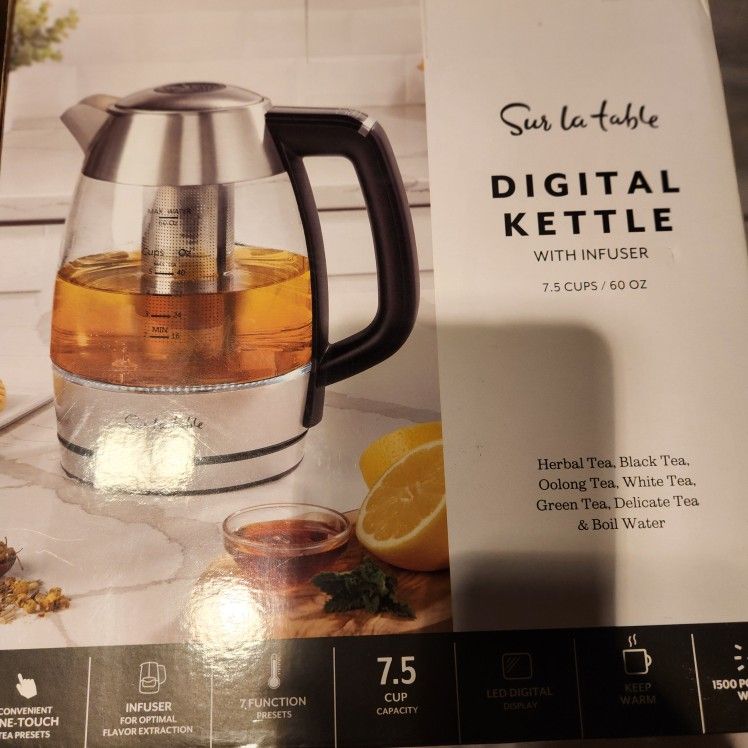Sur la Table Digital Kettle with Infuser