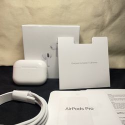 AirPods Pro 2nd Generation with MagSafe Wireless Charging Case USB C - White.