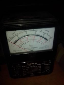 Antique sampson volt meter