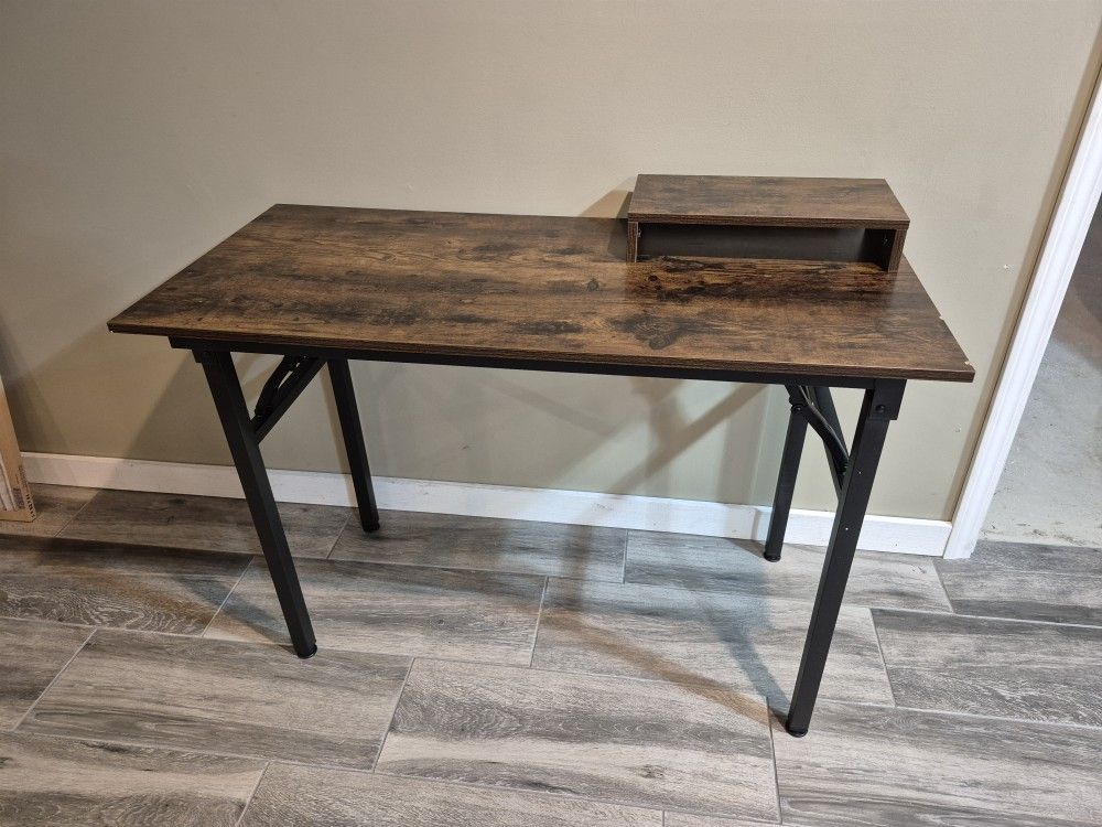 Solid Wood Top Table Desk