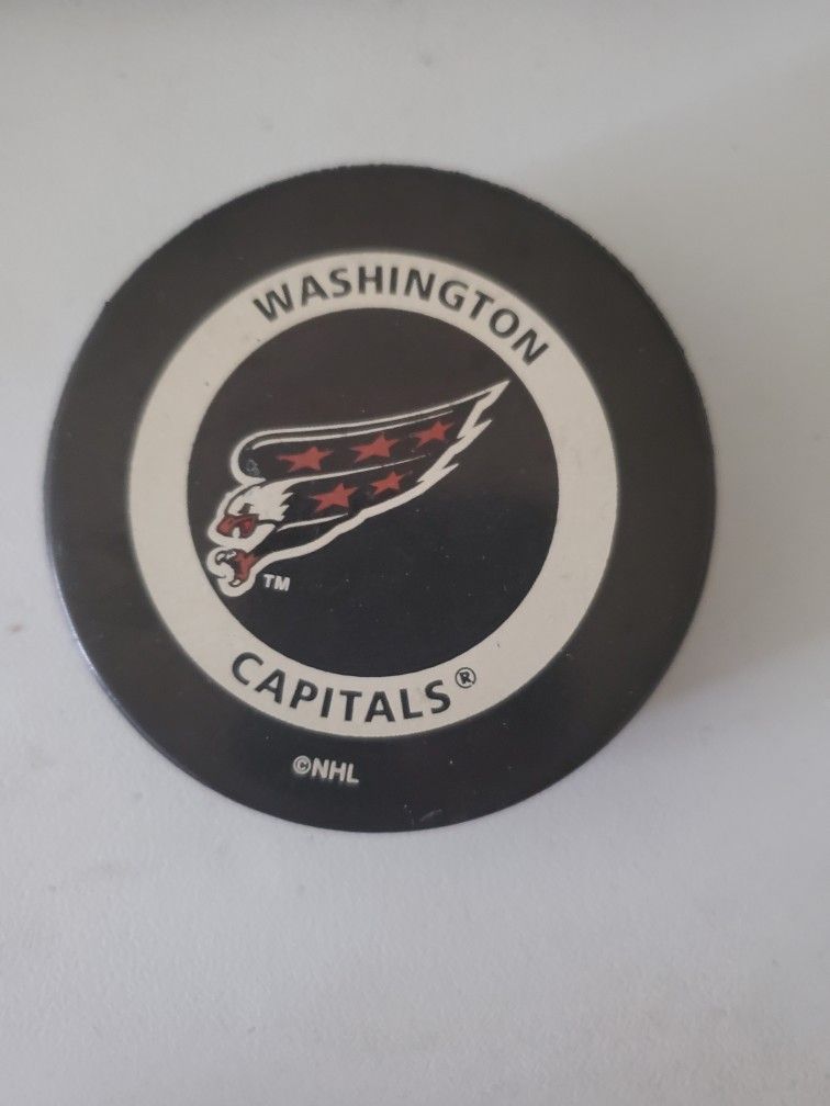 1995 Original Used Washington Capitals Game Puck