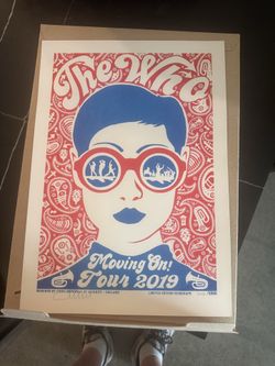 The Who concert poster 2019