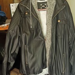 A Nice Men's 3X Faux leather Jacket