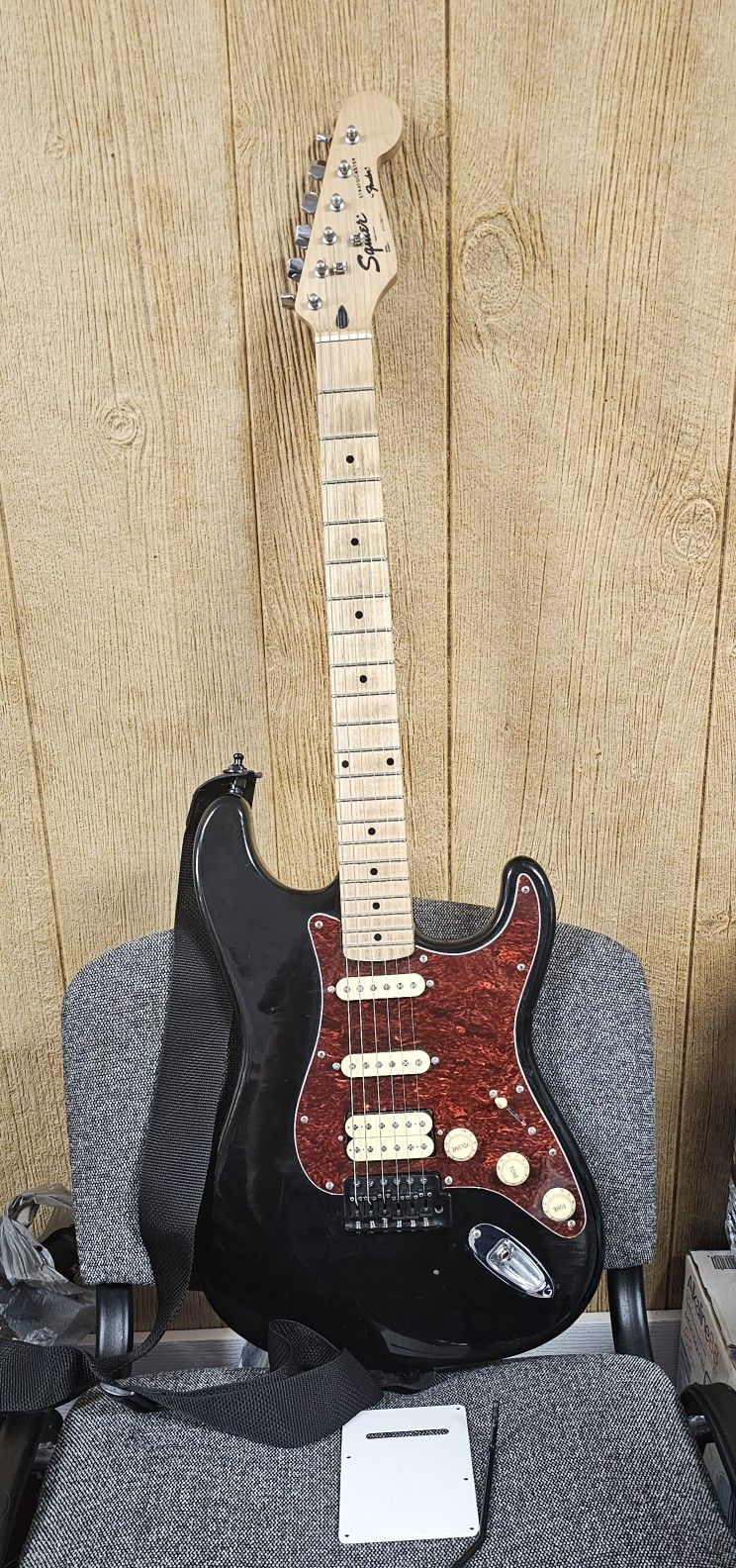 Squire Fat Strat Dragonfire Pickguard