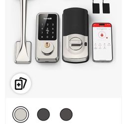 Hornbill Smart Front Door Lock Set, Keyless Entry Door Lock with Handle, Smart Deadbolt Keypad Lock, Alexa Front Door Handle Set,
