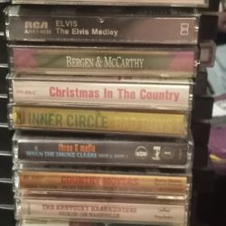 88 Vintage Cassette Tapes And Tower All For One Price