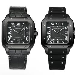 Luxury Black Automatic Watch – New, Stylish, Full Set