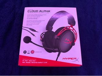 Wired Hyper X Cloud Alpha Headset