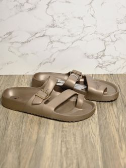 Shade & Stone Nola Toe Ring Slide Sandals