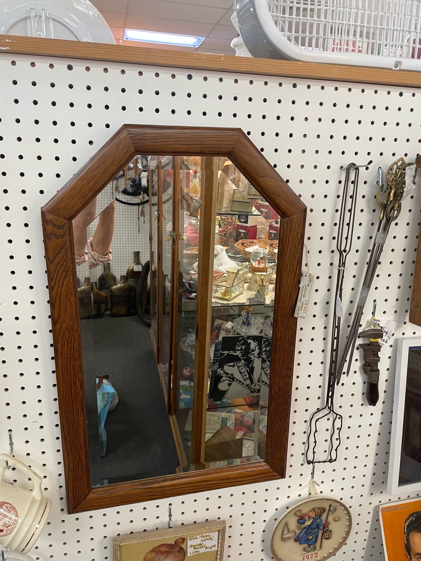 Wall Mirror Wood Frame 17x27