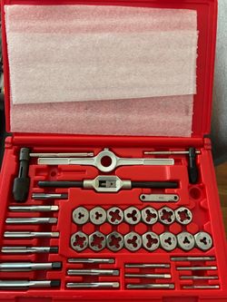 Tap and die set brand new in case