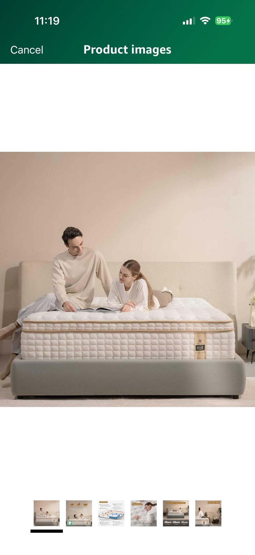 Brand New King Size Mattress, 12 Inch Hybrid King Mattress, Medium Firm Mattresses with Memory Foam & Pocket Springs in a Box, Pressure Relief, Cool F