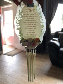 Sister decorative wind chime